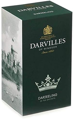 Darvilles of Windsor Darjeeling Blend 25 Tea Bags 62.5g (Pack of 3)