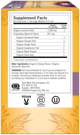 Yogi Tea, Egyptian Licorice, 16 Count, Packaging May Vary