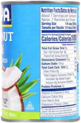 Goya Foods Coconut Milk, 13.5 Ounce (Pack of 6)
