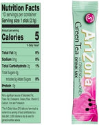 AriZona Green Tea with Ginseng and Honey - On-the-Go Powdered Drink Mix, 0.07oz 120 Count - 10ct Boxes (Pack of 12)
