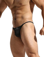 Mens T-Back Thongs Sexy Low Rise G-String Briefs Bulge Pouch Underwear