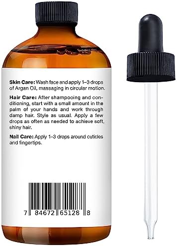 MAJESTIC PURE Moroccan Argan Essential Oil | 100% Pure and Natural Argan Oil | Premium Grade Essential Oils for Hair Care, Home Diffusers, Skin, Aromatherapy, Massage and Humidifiers | 4 Fl Oz