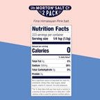 Morton All-Natural Himalayan Pink Salt, Fine, (17.6 oz), 2-Pack, Perfect for Baking, Blending & Cooking