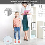Height and Weight Scale,Digital Weight Scale Platform Combined with Portable Detachable Rangefinder, Maximum Weighing 220 pounds, Height Rod 75.2 inches/191cm Physician Scale for Children and Adults