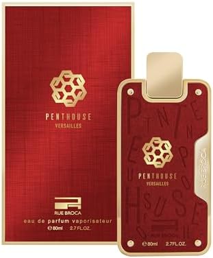 Rue Broca Penthouse Versailles Eau de Parfum Spray for Unisex, 2.7 Fl. Oz – A Luxurious Amber Floral Woody Fragrance
