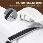 Hiyniaz 3Pcs Crevice Cleaning Brush Tool Grout Brush Cleaning Supplies, Home Essentials Bathroom Multifunctional Gap Scrub Hard Bristle Brushes for Household Use (Black Cleaning Brush-B)