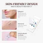 Face Lift Tape Invisible,132PCS, for Double Chin, Wrinkles, Saggy Skin Lifting, Face Lifter Tape,Neck Tape