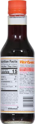 Kikkoman Teriyaki Marinade & Sauce, 10 oz (Pack of 2)