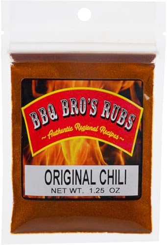 Chili Seasoning Mix by BBQ BROS (Original, Mild, Hot & Tex Mex) - Award Winning Chili's - 4 Variety Flavor Chili Kit - Taco Seasoning - Vegan & Vegetarian Friendly - Kosher- NO MSG, Gluten Free & No Artificial Preservatives