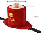 Moxibustion Box, Portable Smokeless Moxa Stick Holder with Adjustable Strap, Wooden Moxa Burner for Waist, Abdomen, Neck, Joints, Home Use Heat Therapy Tool 9cm (Moxa Sticks Not Included)