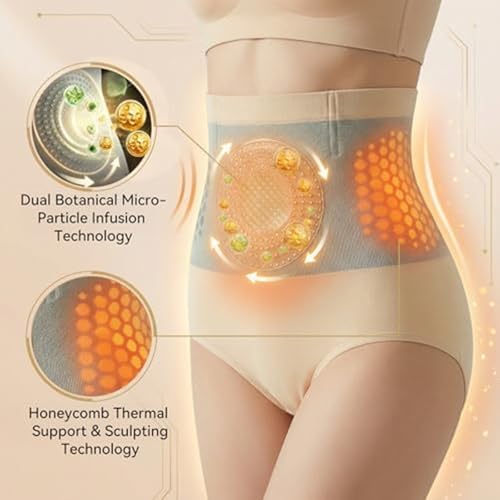 Fat Burning Shorts for Women High Waisted 4 in 1 Thermogenic Body Sculpting Yoga Pants Tummy Control Shaping Panties