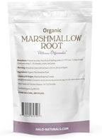 Organic Marshmallow Root Cut & Sifted, 4 Ounces (Althaea officinalis) USDA Certified | Resealable Pouch| Packaged in The USA (Pack of 1)