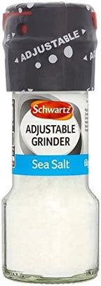 Schwartz Sea Salt Adjustable Grinder (60g)