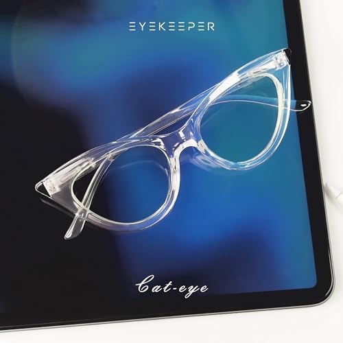 Eyekepper 4-pack Reading Glasses Blue Light Blocking Cat-eye Computer Glasses Readers Women 0.5