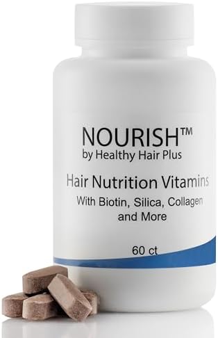 NOURISH Hair Nutrition Vitamins - Grow Longer, Stronger Hair & Nails While Improving the Appearance of the Skin - Hair Growth Vitamins for Women - Hair Growth Vitamins for Men