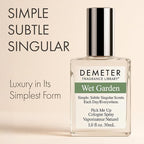 DEMETER Natural Perfume Spray Cologne for Women, Wet Garden, 1 oz