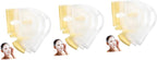 minkissy 15pcs Reusable Silicone Face Mask Covers Prevent Serum Evaporation Comfortable Design Ear Hooks for Moisturizing Facial Treatments and Spa Use