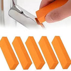 Stainless Steel Decontamination Artifact Eraser, Powerful Stainless Steel Stain Remover, Rubber Rust Cleaning Eraser for Kitchen, Bathroom, Household Orange (5PCS)