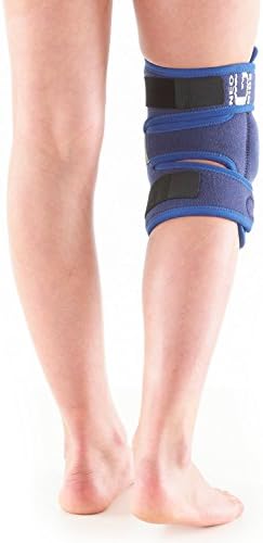 Neo-G Knee Brace for Kids, Hinged Open Patella - Side Hinges Support For ACL, Juvenile Arthritis Relief, Joint Pain, Meniscus Pain - Adjustable Compression - Class 1 Medical Device - One Size - Blue