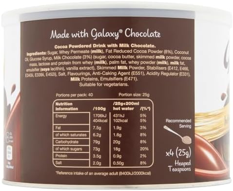 Galaxy Instant Hot Chocolate Drink 1000g