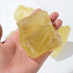 Apengshi 1pcs Citrine Raw Crystal 0.77-0.99lb Natural Crystal Healing Stones Rough Crystal Gemstones for Tumbling, Polishing, Home Decoration, Fish Tank Decoration DIY, Wicca Therapy