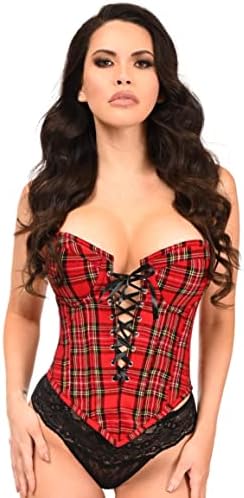 Daisy corsets Women's Daisy Corsets Top Drawer Steel Boned Lace-up Bustier