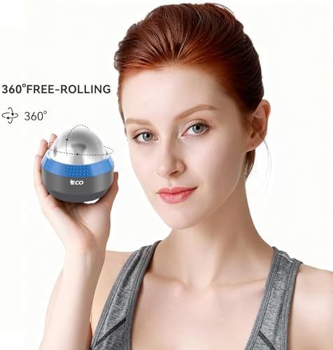 iECO Cold Massage Roller Ball - Ice Roller Ball for Muscles Deep Tissue, Cold & Heat Therapy, Plantar Fasciitis Roller