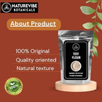 Naturevibe Botanicals Brown Teff Flour 5 lb | 100% Whole Grain & Gluten-Free | Finely Ground High Fiber & Plant Protein | Ideal for Injera, Baking, Pancakes & Healthy Recipes 80 Ounces