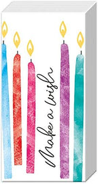 IHR Ideal Home Range Pocket Tissues 4-Ply Facial Tissue Pack, 10-Count, Birthday Wish, 1-Pack Only