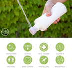 CuloClean Portable Bidet for Toilet or Travel (Lilac). Peribottle for Postpartum Care. After Labor Essentials. Spray Douche for Mom and Baby. (CuloClean + Bottle, 1pcs Lilac)