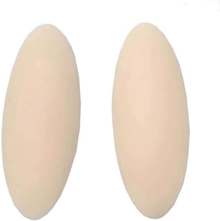 Self-Adhesive Calf Pads, 1 Pair Silicone Leg Onlays Women Leg Corrector, Skin Friendly, Calf Gel Pads for Crooked or Thin Skinny Legs(S,Light Nude)