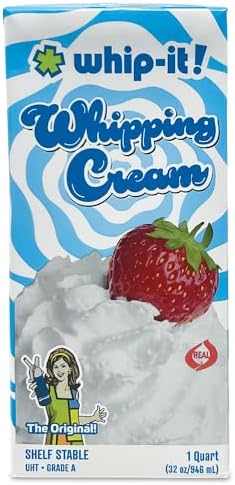 Whip-It! Heavy Whipping Cream - Shelf Stable - 32 oz - Case of 12