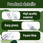 24 Pcs Foam Pump Bottle 1 oz Small Size Mousse Foam Soap Dispenser,Clear Plastic Empty Refillable Foam Bottle,Mini Foam Pump Bottle for Face Wash Shampoo Skin Care（30 ml）
