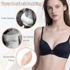 2 Pairs Bra Pad Inserts, 4cm Thick Breast Enhancers Insert for Push Up Removable Bra Cups Inserts for Women Dresses Swimsuits Bikini Sports