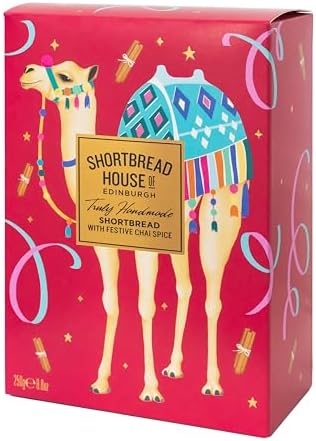 Shortbread House of Edinburgh Chai Spice Shortbread, Truly Handmade, 8.8 Ounce (Pack of 1)