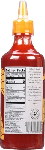 Roland Foods Original Sriracha Chili Sauce, Specialty Imported Food, 17 Ounce, Pack of 1