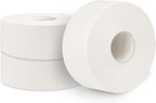 Commercial Bathroom Home Roll Toilet Paper Large Tissue 4Ply (Color : White)