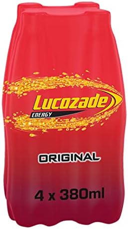 Lucozade Energy Original Drink in Pet Bottle 380 ml (Pack of 24)