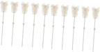 10 pcs volumetric Bottle Brush Cup Cleaning Tool Laboratory Flask Bottle Cleaner Glass Vial Brush Tube Long Bottle Brush Hair Long Handle Drink Bottle