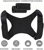 POAGL Adjustable Posture Corrector Brace for Men – Universal Fit Upper Back, Shoulder & Clavicle Support, Helps Improve Posture & Relieve Neck, Shoulder & Back Pain (Patented Design)