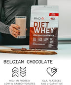 PhD Diet Whey 1kg Belgian Chocolate