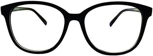 Mens Womens Oversize Readers +2.75 Black 1.56 High Index Lenses Reading Glasses Eyewear