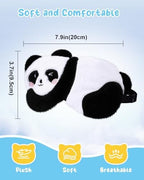 Miss Adola Sleep Mask for Kids - Cute Cartoon Plush Fuffy Sleeping Eye Cover Panda Kawaii Soft Eyeshade with Adjustable Strap Animal Eye Blindfold for Kids Girls Boys Teens