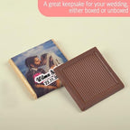 Set of 50 Personalized Wedding Chocolate – Custom Chocolate Favors for Guests – Bulk Wedding Gift with Photo, Name & Date – Elegant Party Favors for Bride & Groom