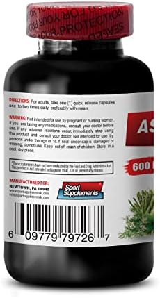 Asparagus Young Shoots Capsules - Asparagus 600 MG - Young Shoots Extract - Asparagus - Asparagus Seeds - Asparagus Pills - antioxidant Supplement - Asparagus Root Extract - 1 Bottle 60 Capsules