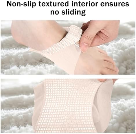 NuCamper Arch Support Compression Sleeves (Pair) for Plantar Fasciitis Relief, Non-Slip Wearable Foot Arch Supports Brace for Men & Women, Foot Sleeves Support for Fallen Arches, High Arch, Flat Feet