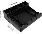 LALAFINA Clipper Guard Organizer Salon Station Storage Box 15X12X4 Inch Push-Cut Hair Clipper Holder with Notches for Barber Tools and Trimmer Storage