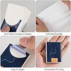 Kiddream 4-Ply Pocket Facial Tissue, Mini Travel Size Soft Tissues Packs, 480 Packs