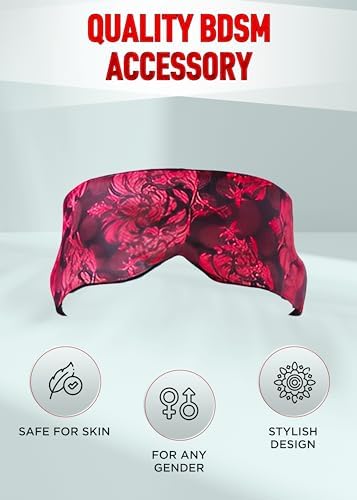 Feather Tickler for Play 16" Blindfold Satin Eye Mask 59" Faux Leather Feather Ticklers Teasers Set for Couples