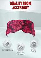 Feather Tickler for Play 16" Blindfold Satin Eye Mask 59" Faux Leather Feather Ticklers Teasers Set for Couples
